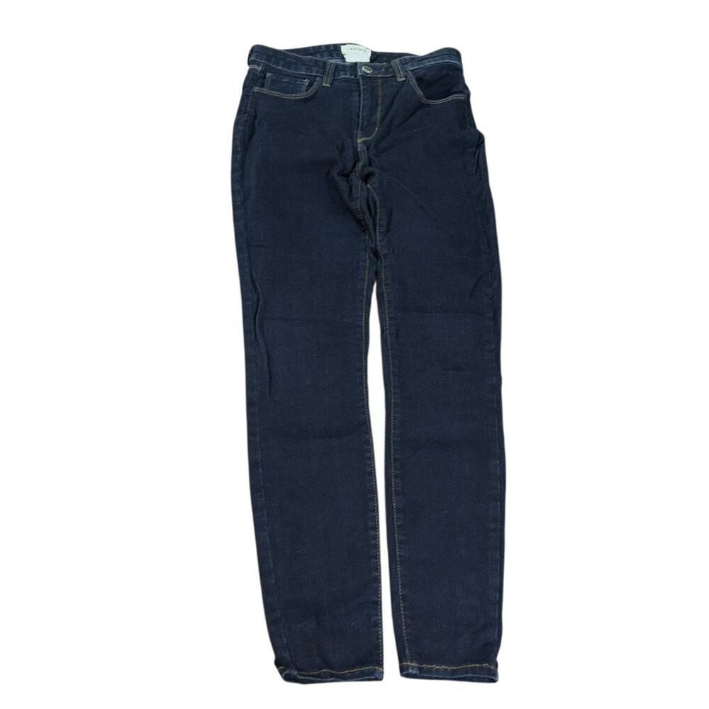L'Agence Size 26 Ankle Skinny Denim Jeans Dark Wash